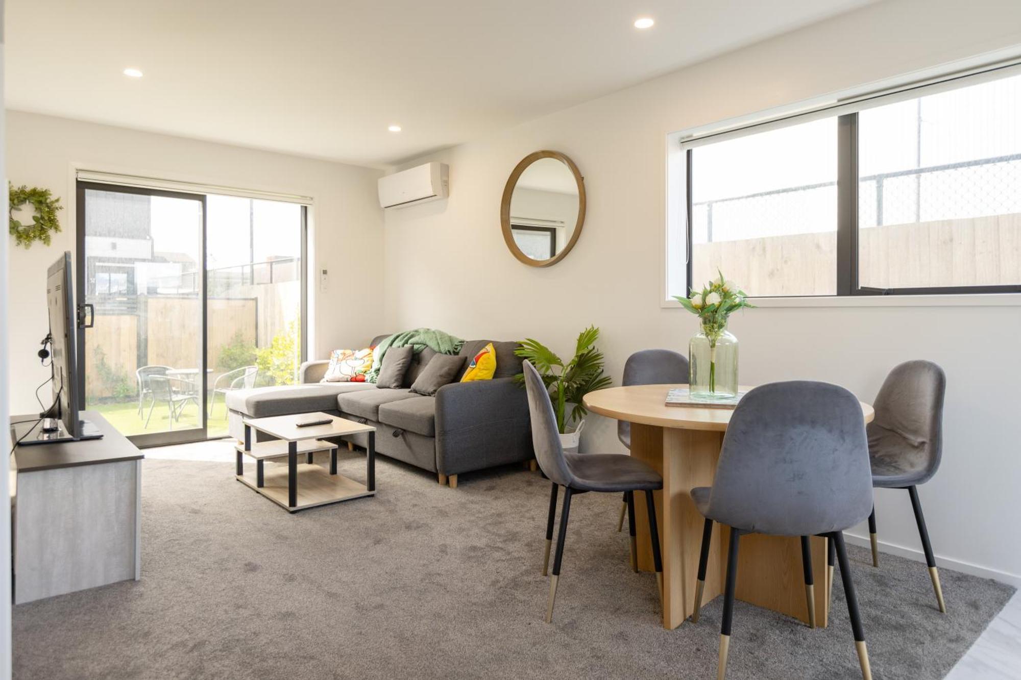 כרייסטצ'רץ' Luxury 2 Bedroom Townhouse By Hagley Park In Cbd מראה חיצוני תמונה