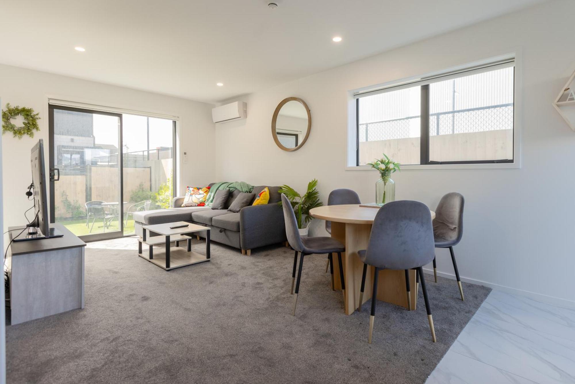 כרייסטצ'רץ' Luxury 2 Bedroom Townhouse By Hagley Park In Cbd מראה חיצוני תמונה